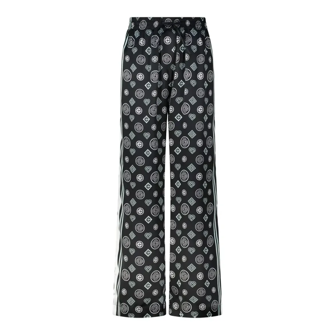 Casablanca Hose aus Seide Schwarz Hose