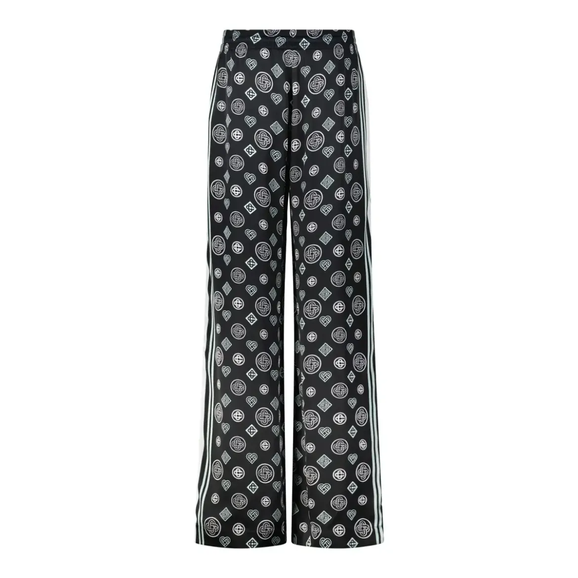 Casablanca Hose aus Seide Schwarz Hose