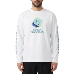 Casablanca Langarmshirt Smile Future weiß T-Shirt