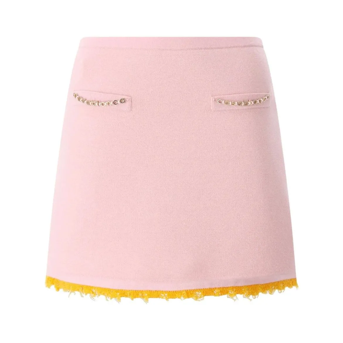 Casablanca Minirock aus Wollmix pink Minirock