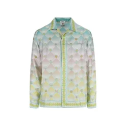 Casablanca Seidenhemd mit Muster Multicolor Hemd