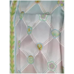 Casablanca Seidenhemd mit Muster Multicolor Hemd