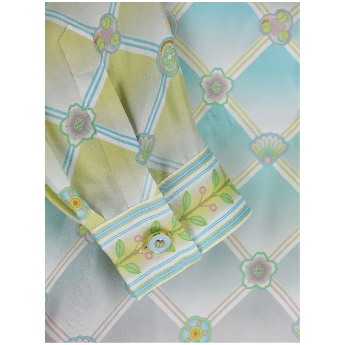Casablanca Seidenhemd mit Muster Multicolor Hemd