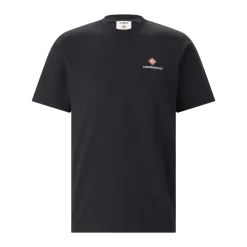 Casablanca T-Shirt aus Baumwolle schwarz T-Shirt