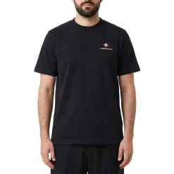 Casablanca T-Shirt aus Baumwolle schwarz T-Shirt