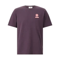 Casablanca T-Shirt mit Logo Lila T-Shirt