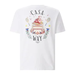 Casablanca T-Shirt mit Logo weiß T-Shirt