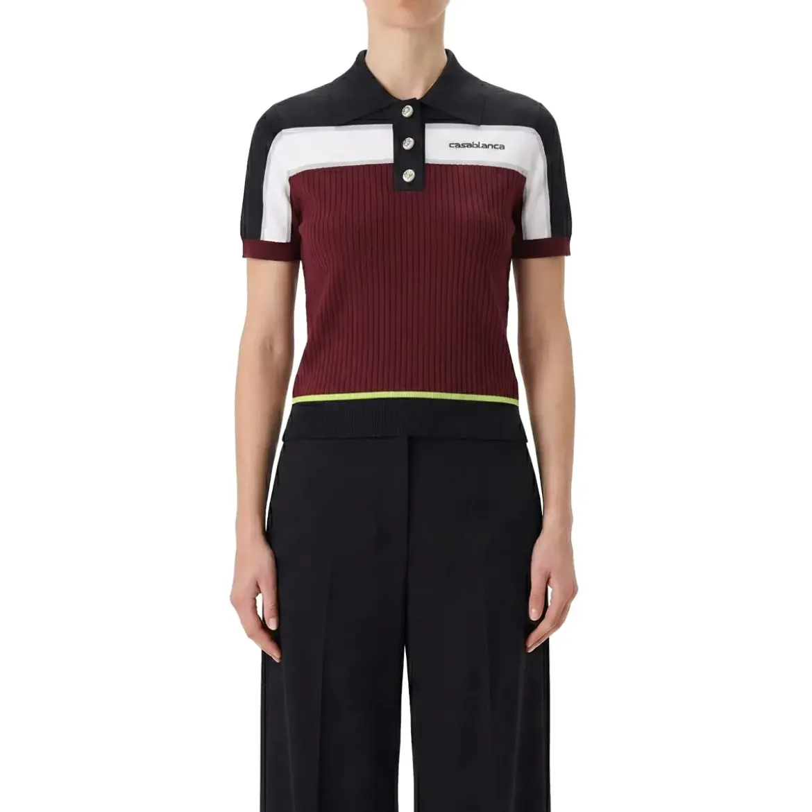 Casablanca T-Shirts And Polos Multicolour mehrfarbig Poloshirt