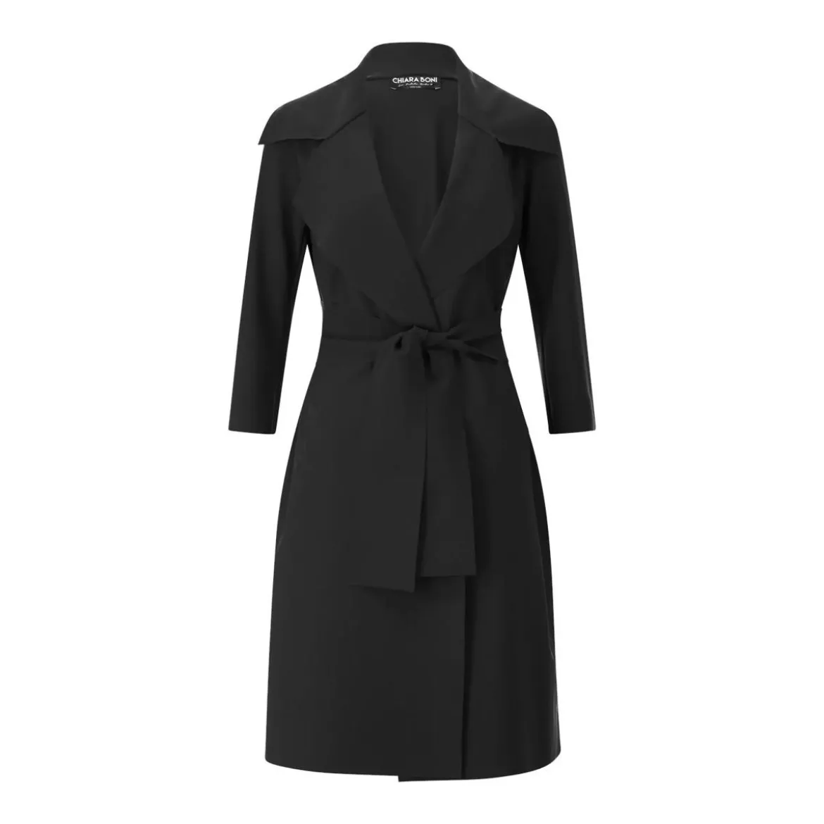 Chiara Boni Lange Jacke Casave schwarz Übergangsmantel
