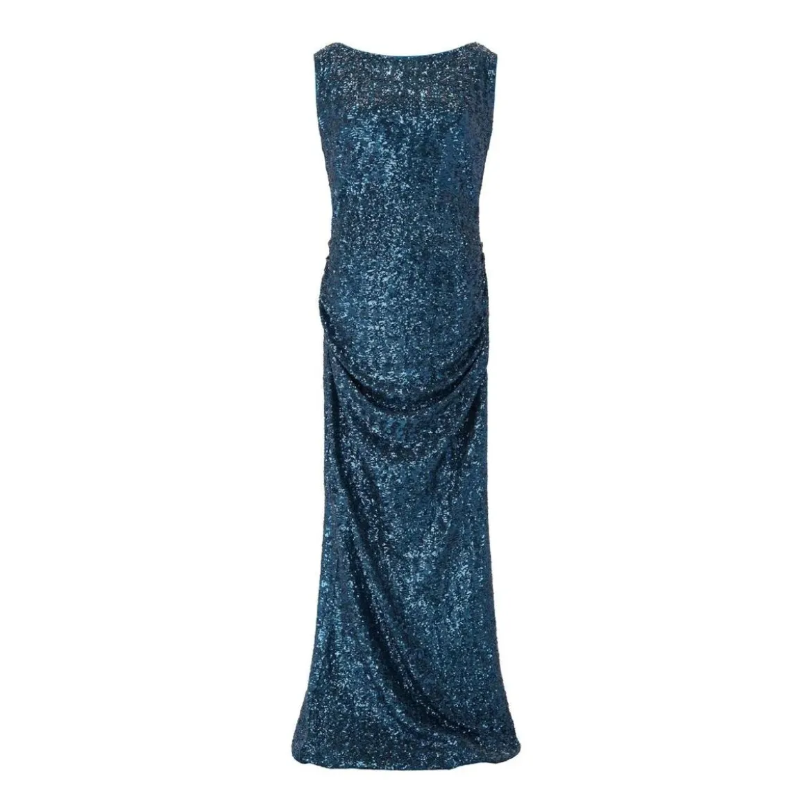 Chiara Boni Langes Paillettenkleid Nima Blau Abendkleid