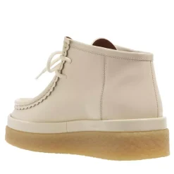 Chloé Allacciata Boots Eggshell Schnürschuhe