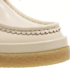 Chloé Allacciata Boots Eggshell Schnürschuhe