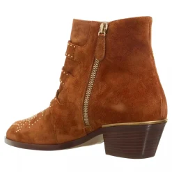 Chloé Ankle Boots Susan Ochre Stiefeletten