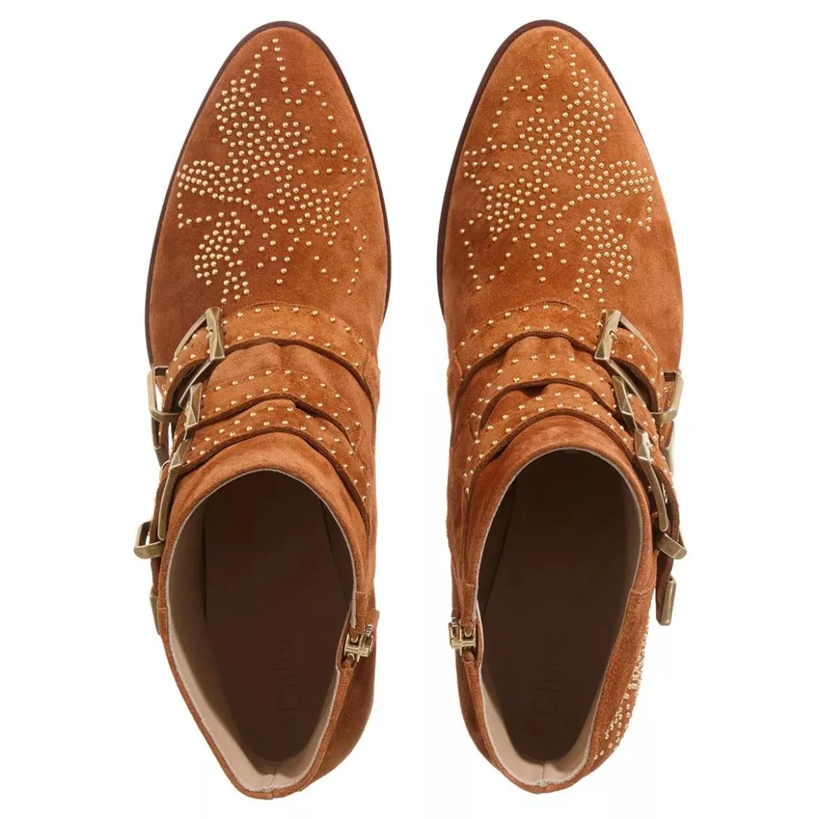 Chloé Ankle Boots Susan Ochre Stiefeletten