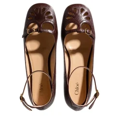 Chloé Misty Ballerinas Burnt Purple Ballerinas
