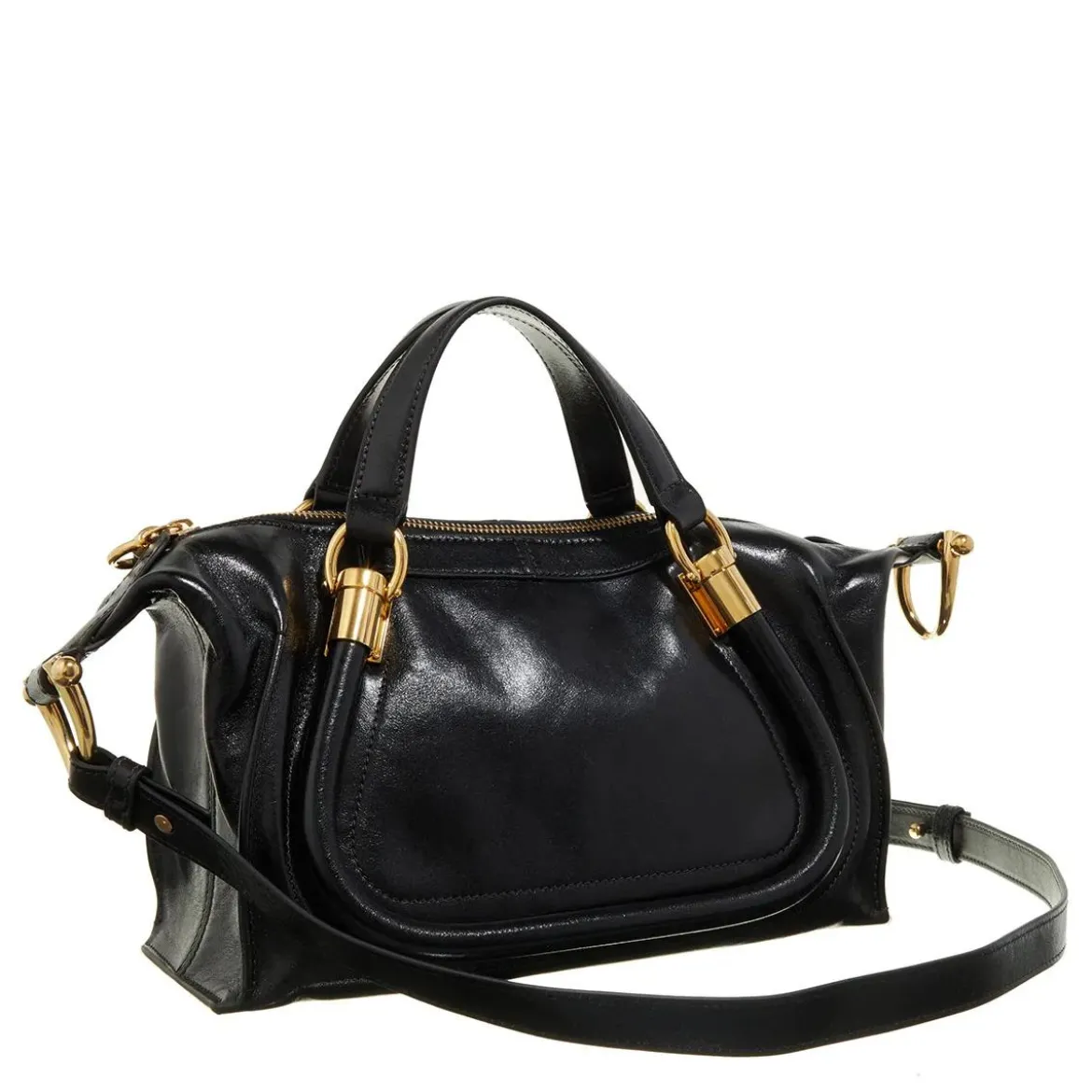 Chloé Paraty 24 Black Satchel