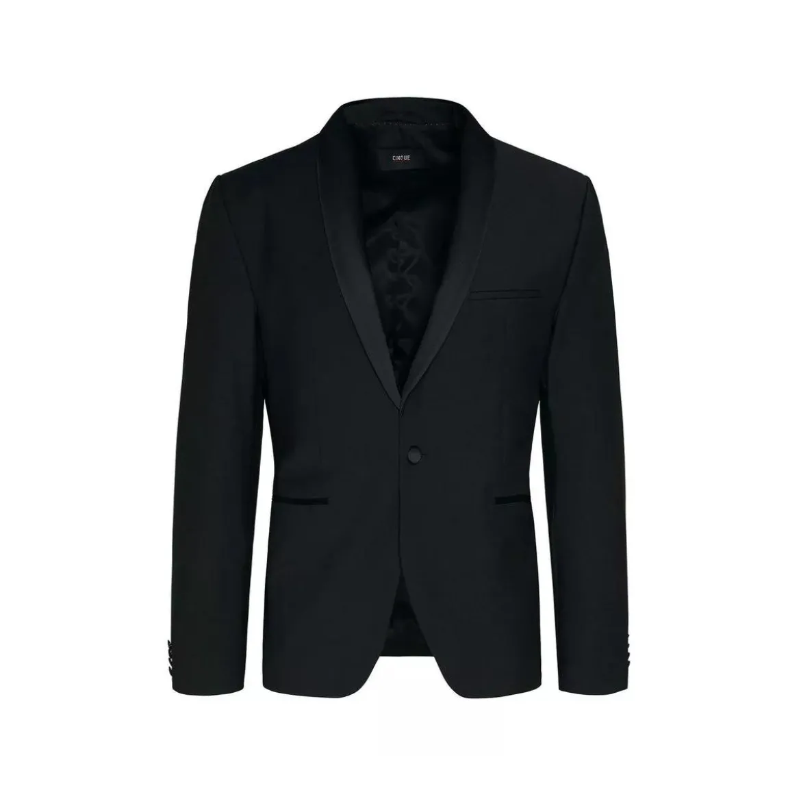 Cinque Slim-Fit Baukasten Sakko CIfestivo Schwarz Anzugjacke