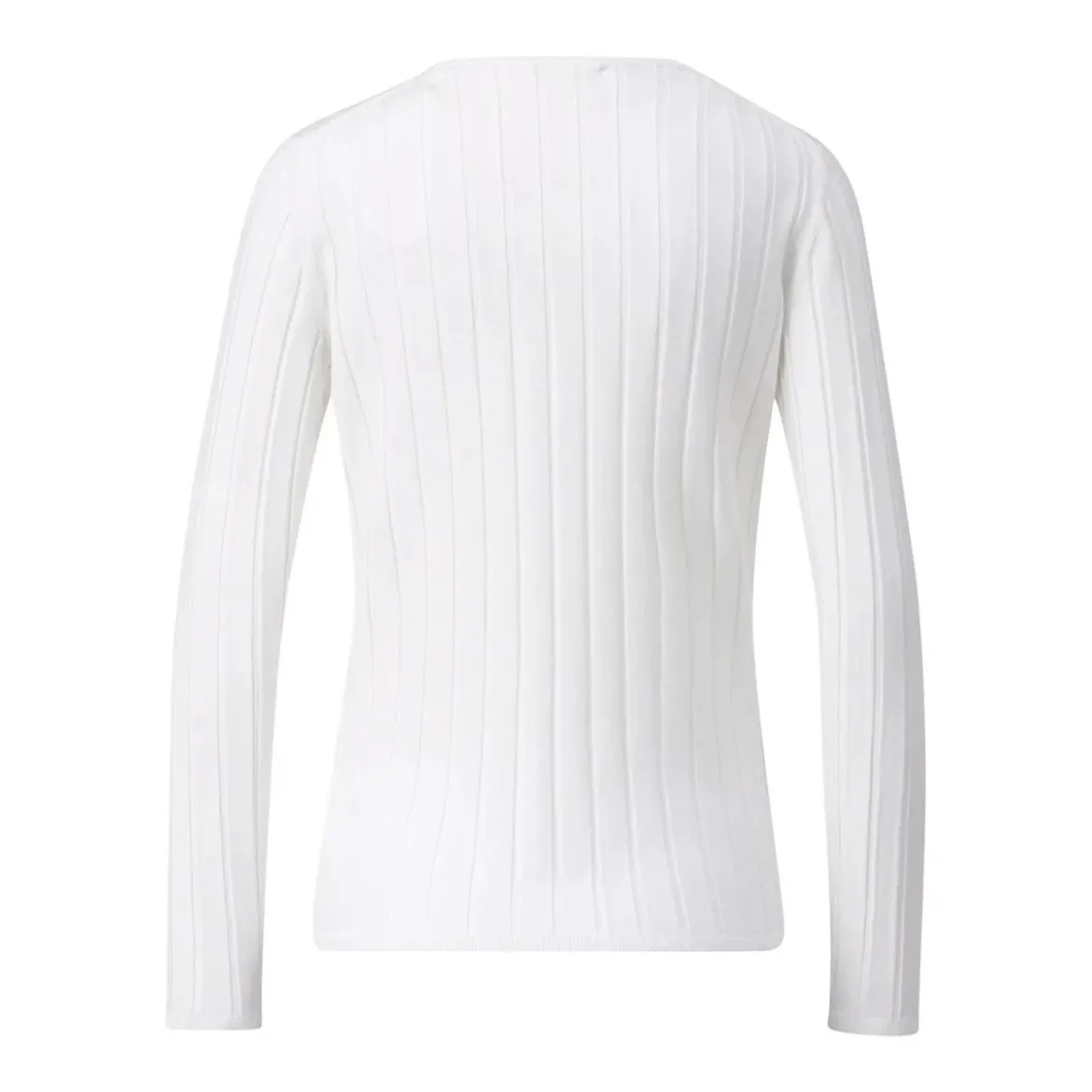 Cinque Strickjacke aus Viskose-Stretch weiß Strickjacke
