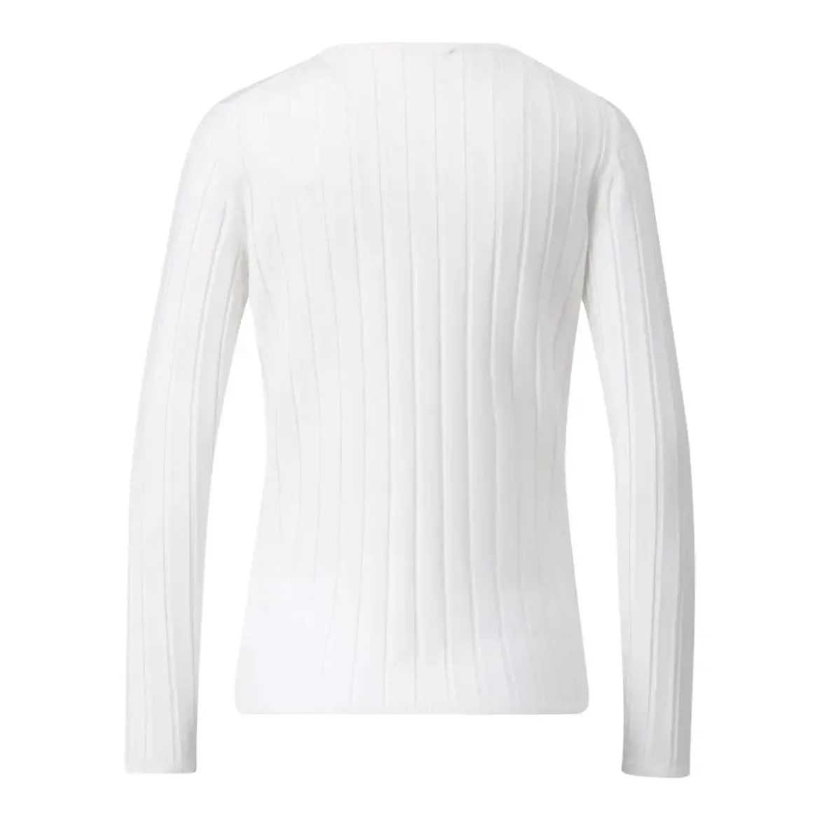 Cinque Strickjacke aus Viskose-Stretch weiß Strickjacke