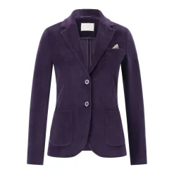 CIRCOLO 1901 Blazer aus Samt Lila Blazer