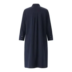 CIRCOLO 1901 Blusenkleid in Midi-Länge blau Hemdblusenkleid