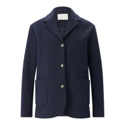 CIRCOLO 1901 Kurzmantel aus Baumwoll-Mix blau Wollmantel