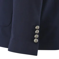 CIRCOLO 1901 Kurzmantel aus Baumwoll-Mix blau Wollmantel
