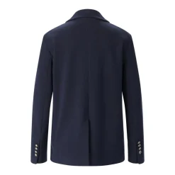 CIRCOLO 1901 Kurzmantel aus Baumwoll-Mix blau Wollmantel