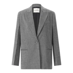 Closed Blazer mit Schurwoll-Mix grau Übergangsjacke
