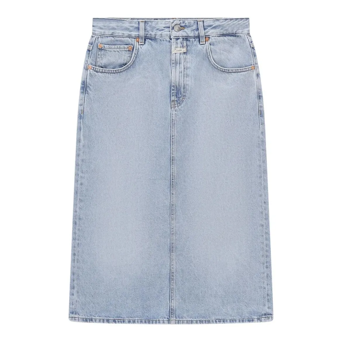 Closed Midi-Jeans-Rock blau Jeansrock