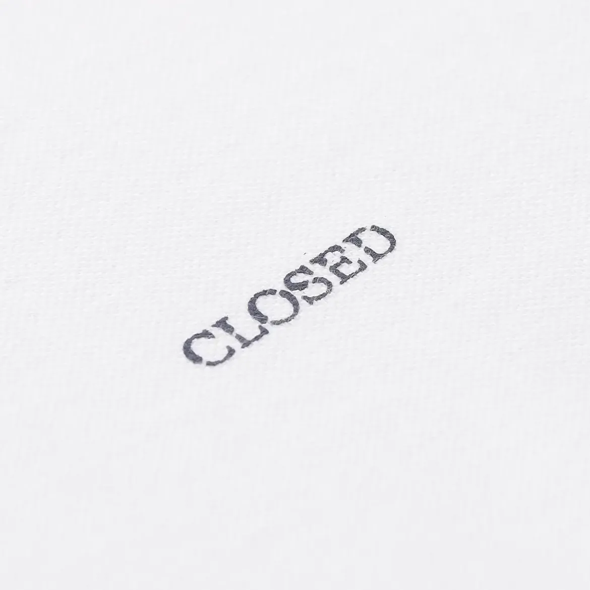 Closed Poloshirt mit Logo weiß Poloshirt