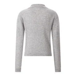 Closed Pullover aus Woll-Mix grau Pullover