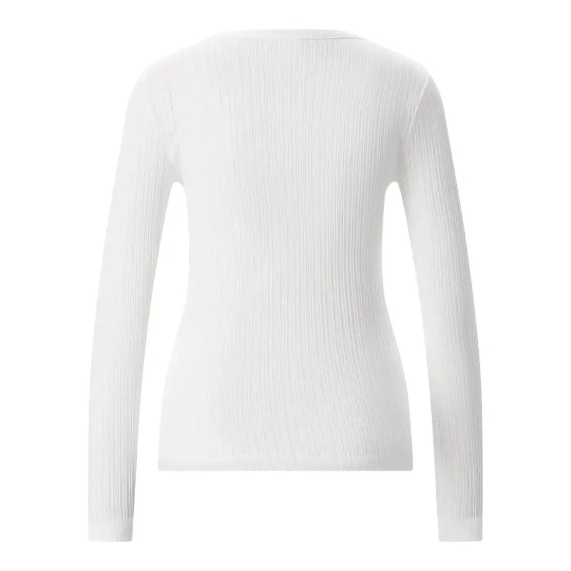 Closed Pullover mit Rundhalsausschnitt weiß Pullover