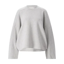 Closed Sweatshirt mit Raffung grau Sweatshirt