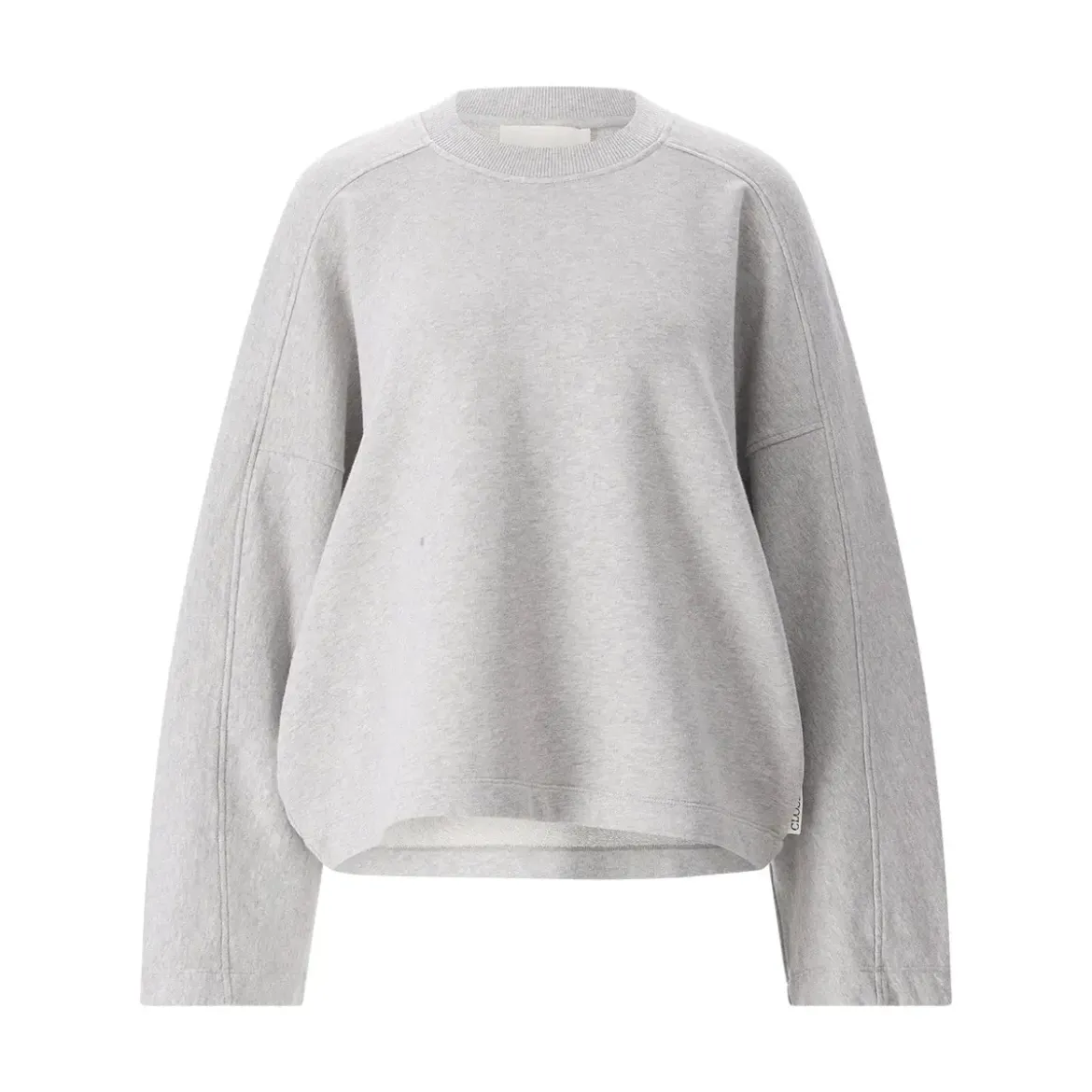 Closed Sweatshirt mit Raffung grau Sweatshirt