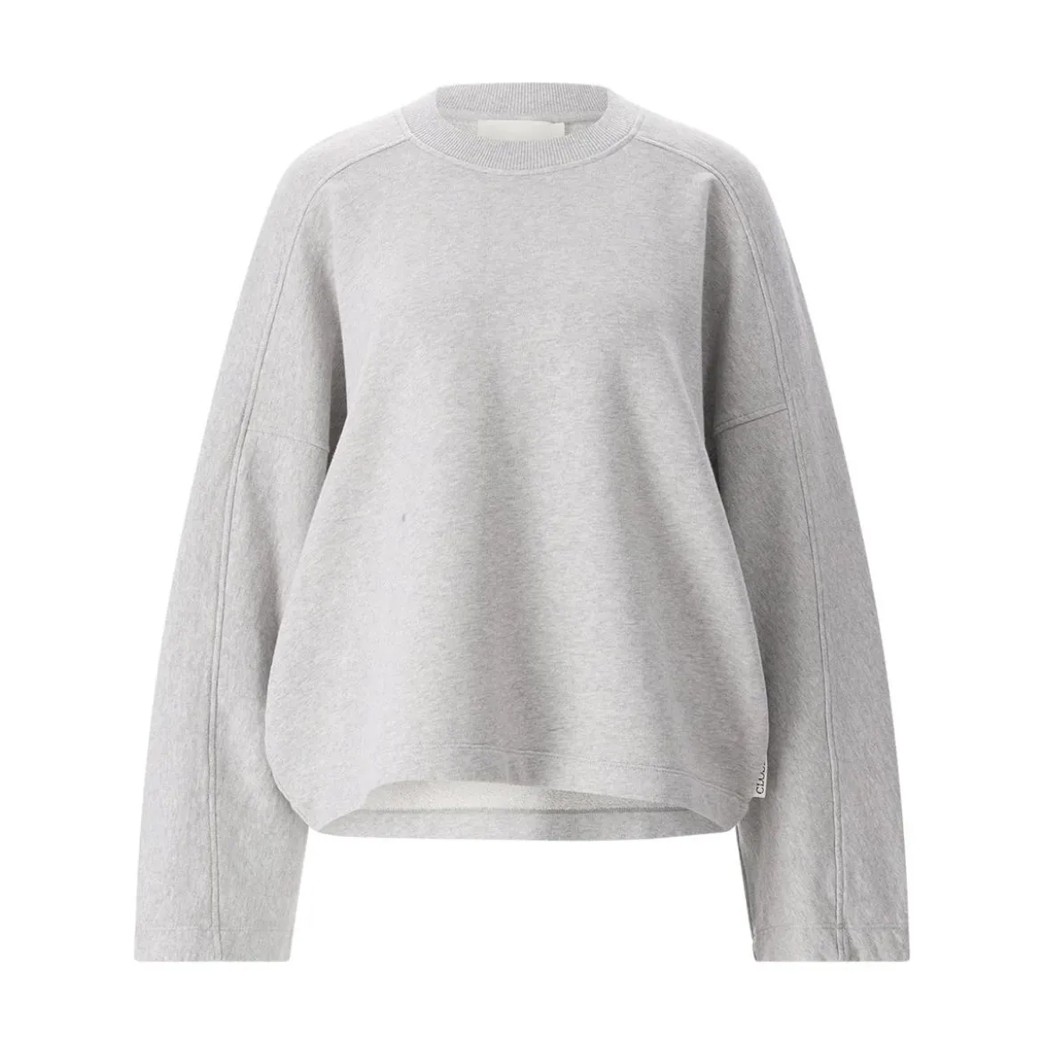 Closed Sweatshirt mit Raffung grau Sweatshirt