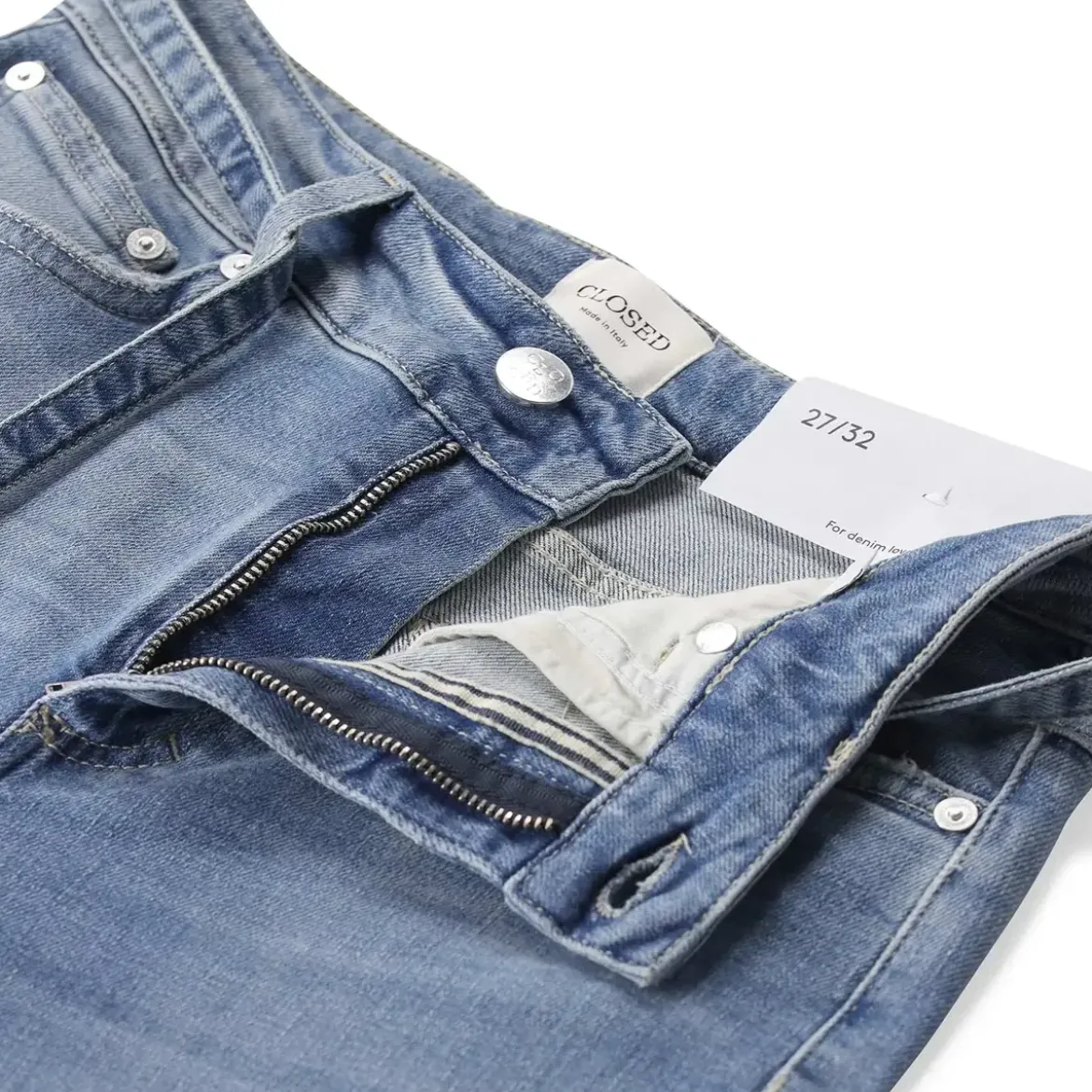 Closed Wide-Fit Jeans blau Ausgestellte Jeans