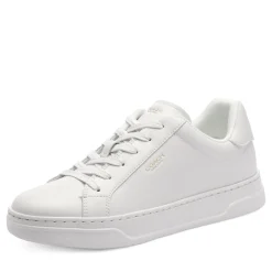 Coach High Line Leather Sneaker Optic White Low-Top-Sneaker