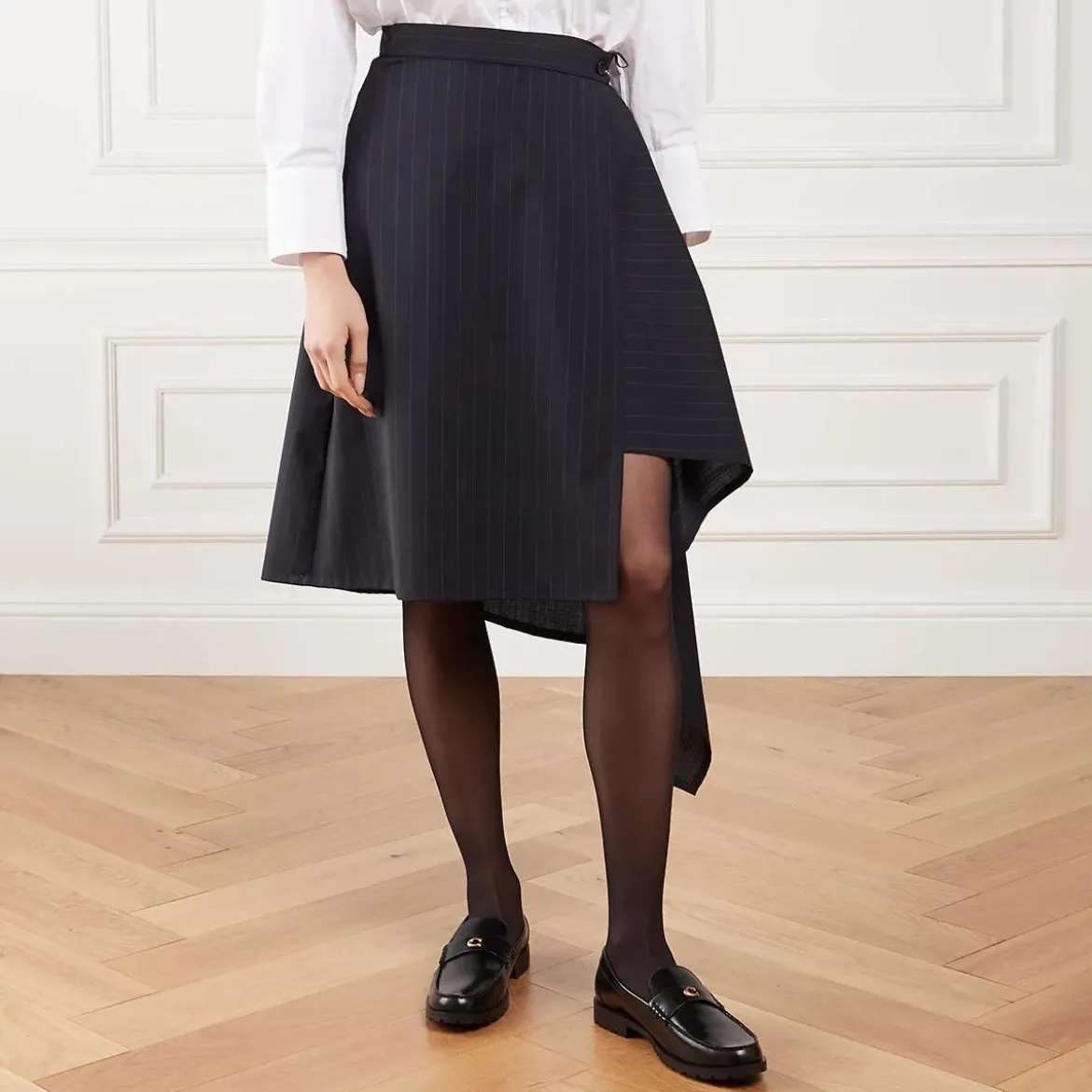 Coach Jocelyn Leather Loafer Black Loafer