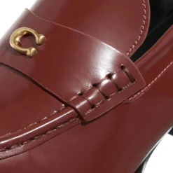 Coach Natalie Leather Loafer Dark Neutral Loafer