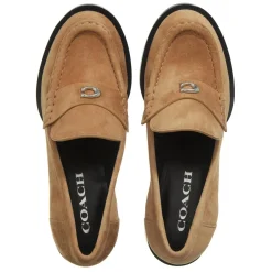 Coach Natalie Suede Loafer peanut Loafer