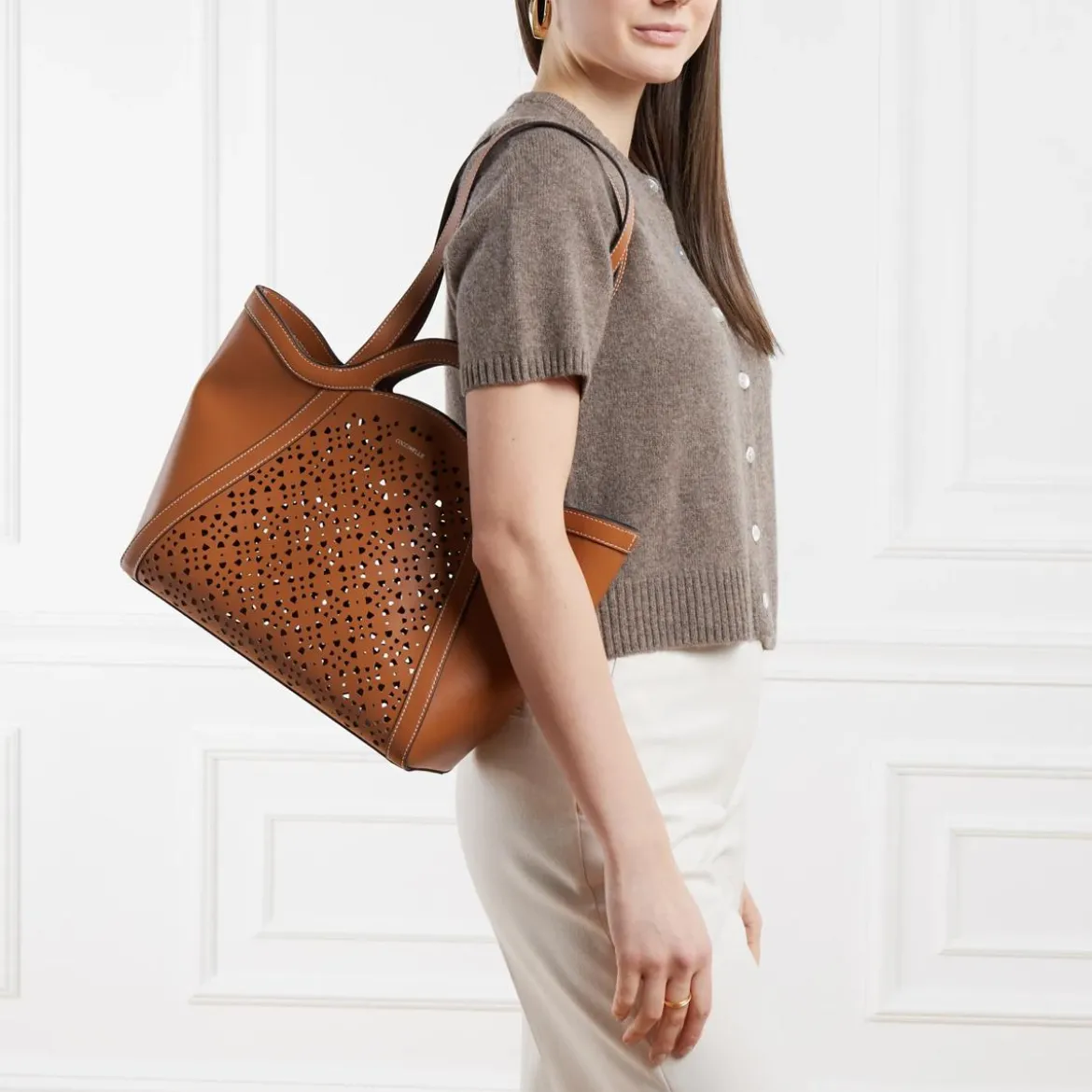 Coccinelle Coccinelle Amalia Cow.Per. Cuir Shopper