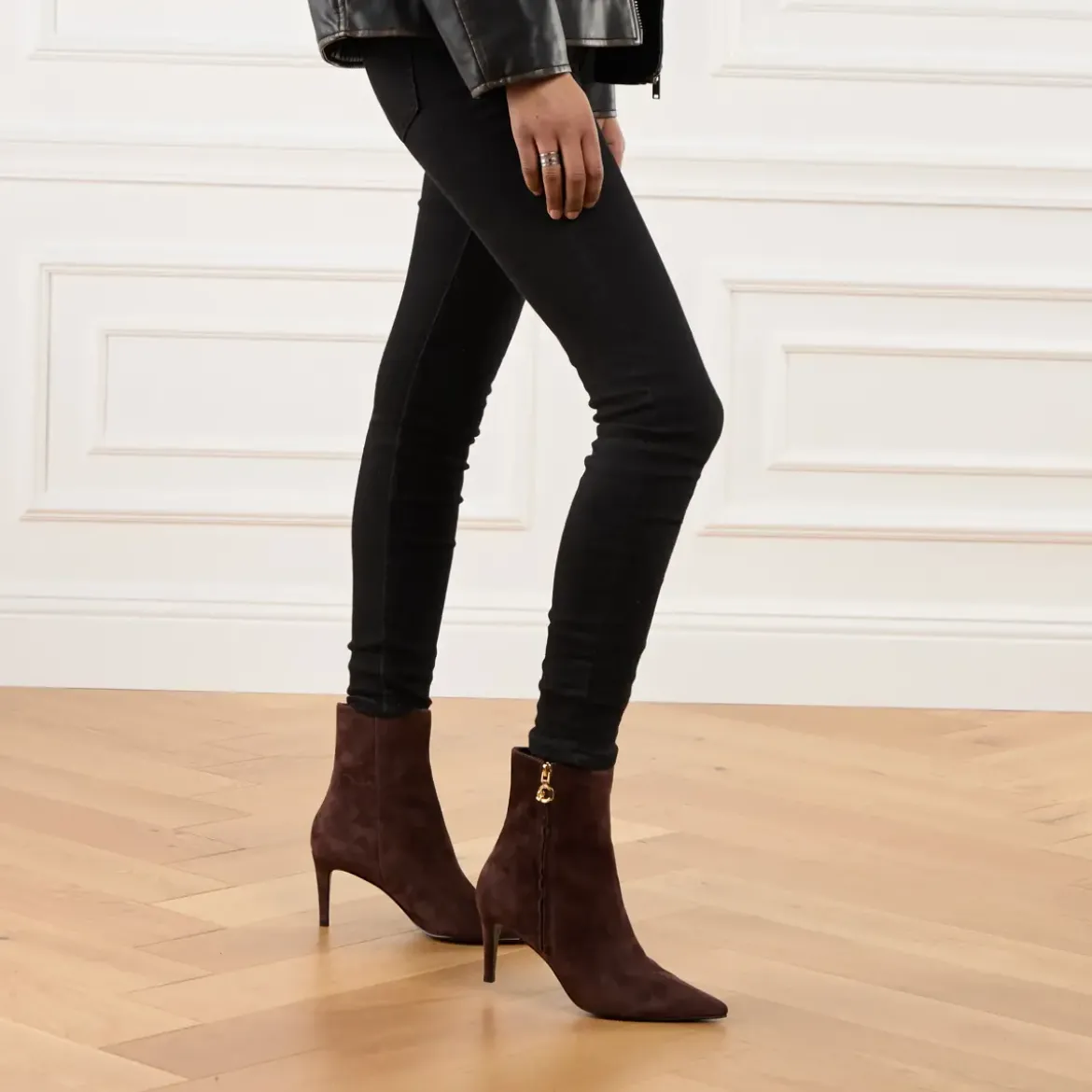 Coccinelle Coccinelle C-Me Suede Brunette Stiefeletten