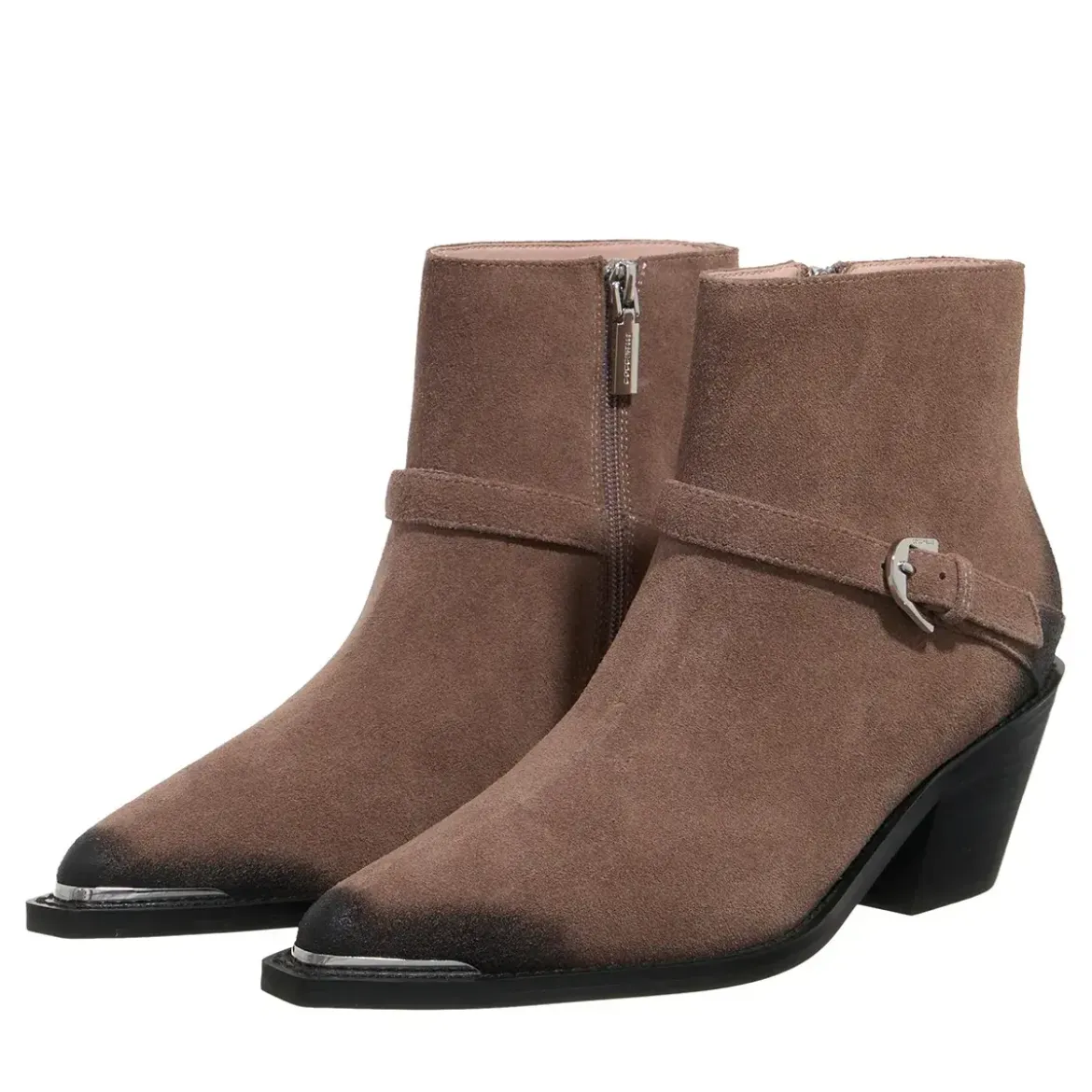 Coccinelle Coccinelleconnie Suede Vi Warm Taupe Stiefeletten