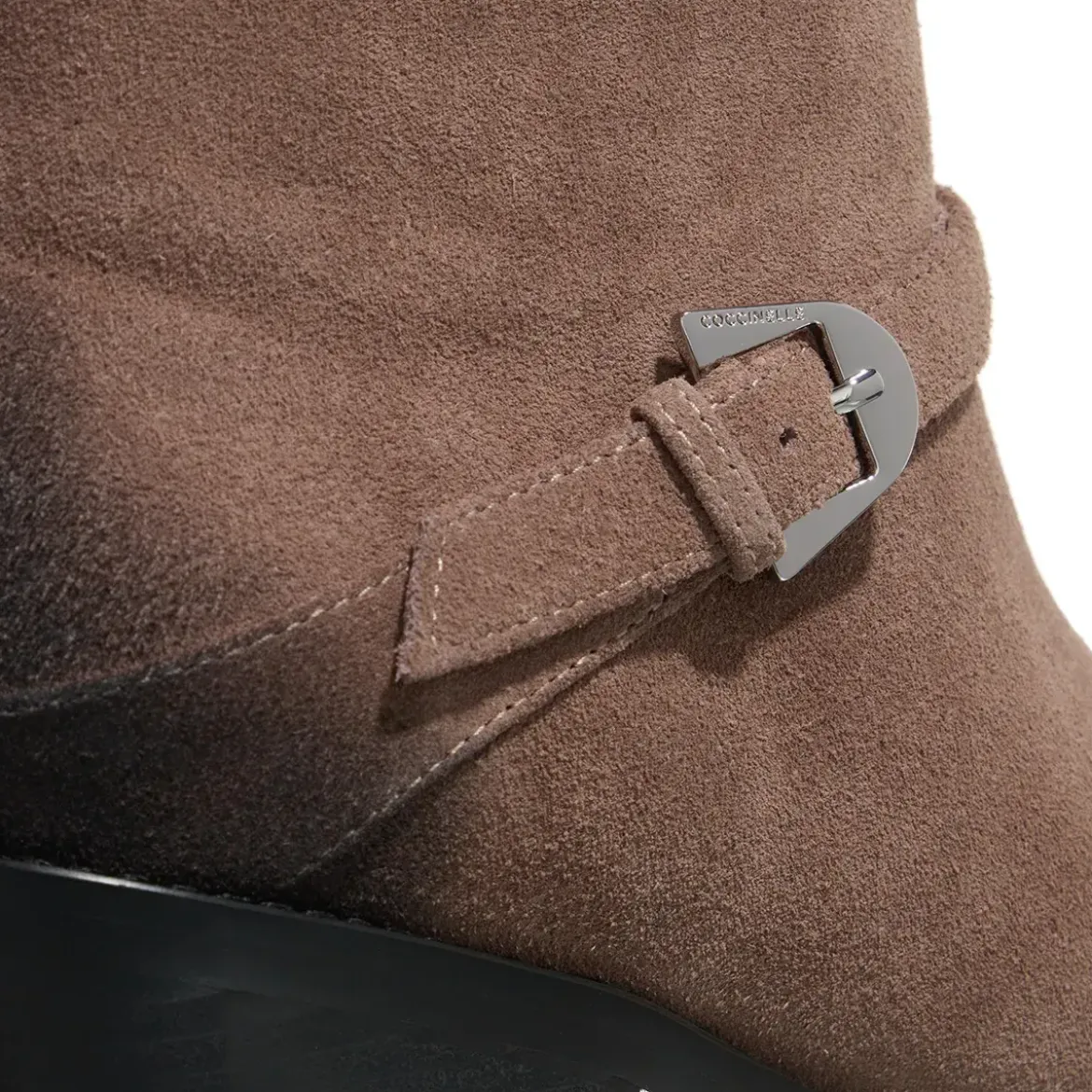 Coccinelle Coccinelleconnie Suede Vi Warm Taupe Stiefeletten