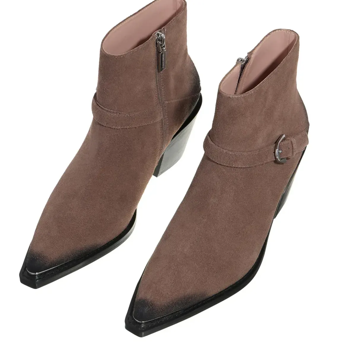 Coccinelle Coccinelleconnie Suede Vi Warm Taupe Stiefeletten