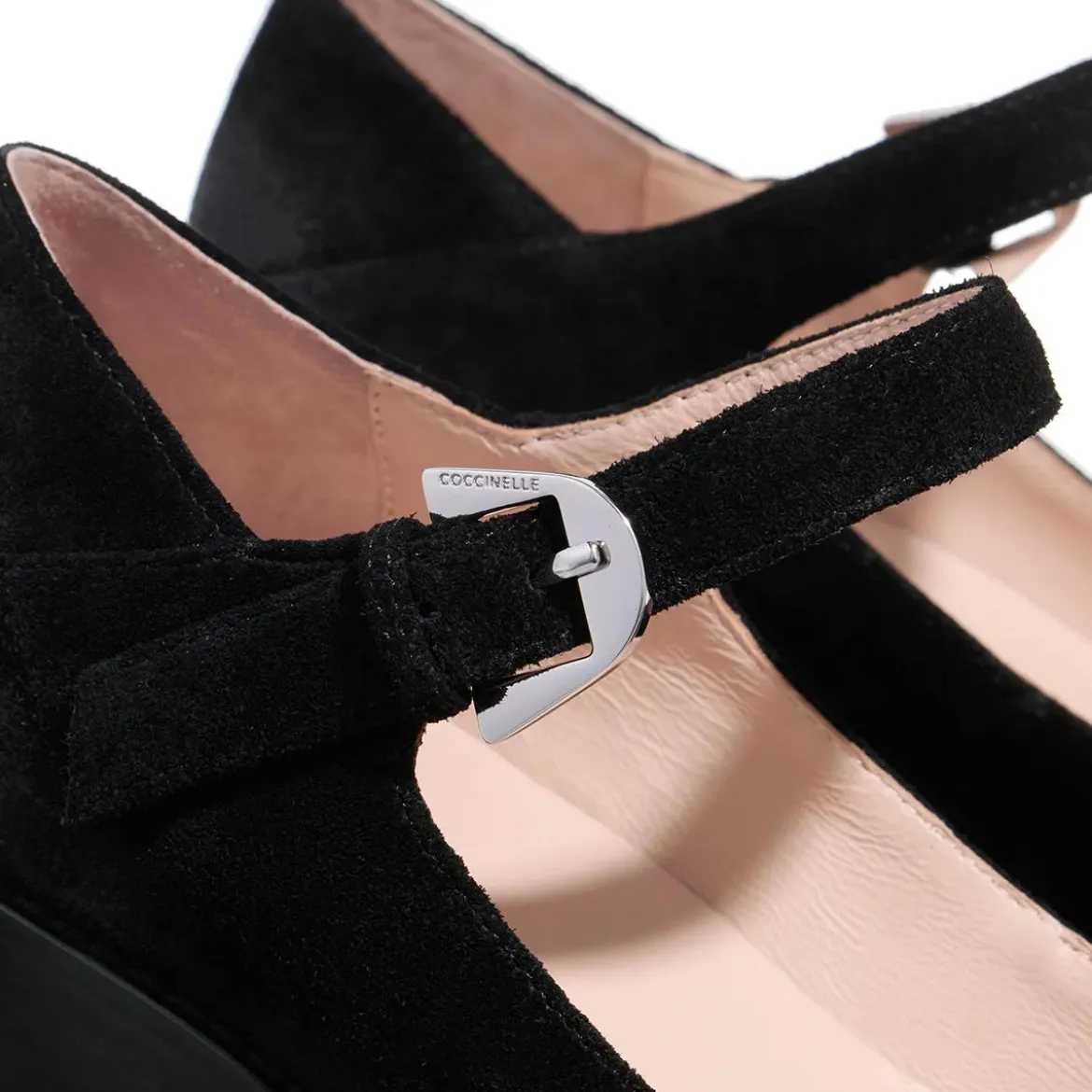 Coccinelle Coccinelleconnie Suede Vi Noir Mary Janes