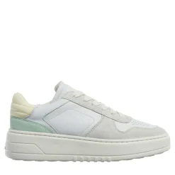 Copenhagen CPH75 Leather MixLight Grey/Green Low-Top-Sneaker