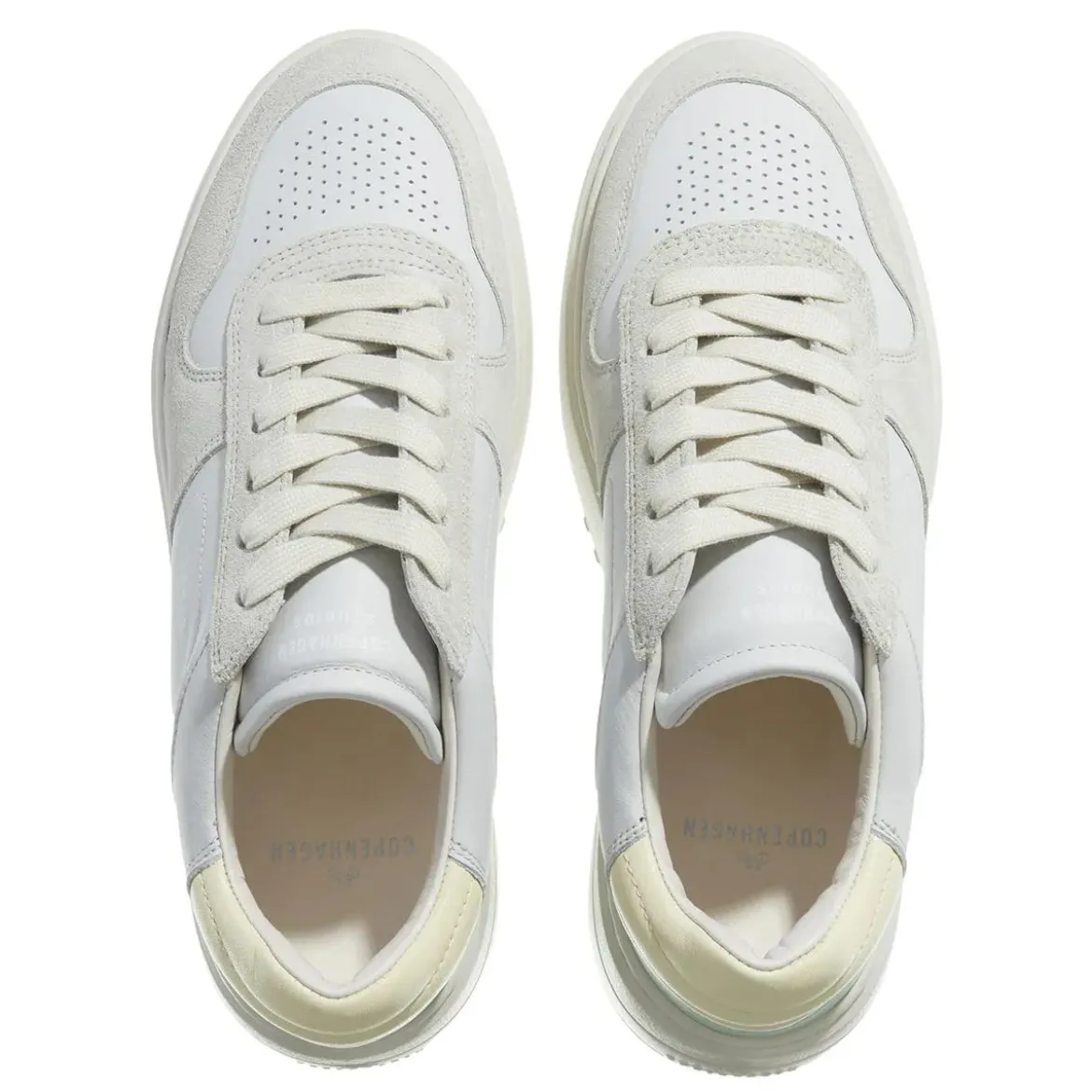 Copenhagen CPH75 Leather MixLight Grey/Green Low-Top-Sneaker