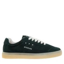 Copenhagen CPH433 Suede Forest Green Low-Top-Sneaker